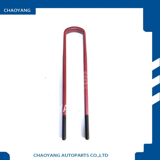 Leaf Spring U-Bolt and Nut M24X103X485mm Actross Six Wheel Spring U Bolt High Strength Fastener Parts for Mercedes-Benz